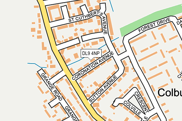 DL9 4NP map - OS OpenMap – Local (Ordnance Survey)