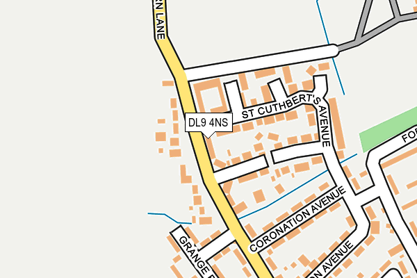 DL9 4NS map - OS OpenMap – Local (Ordnance Survey)