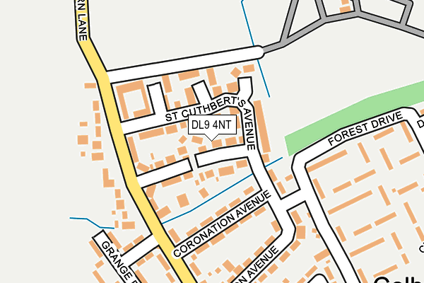 DL9 4NT map - OS OpenMap – Local (Ordnance Survey)