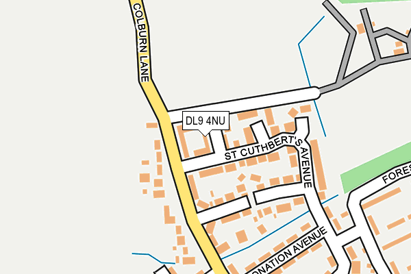 DL9 4NU map - OS OpenMap – Local (Ordnance Survey)