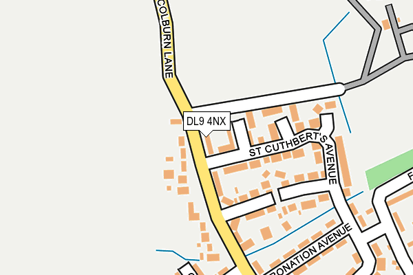 DL9 4NX map - OS OpenMap – Local (Ordnance Survey)