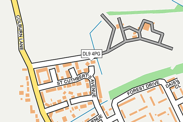 DL9 4PG map - OS OpenMap – Local (Ordnance Survey)