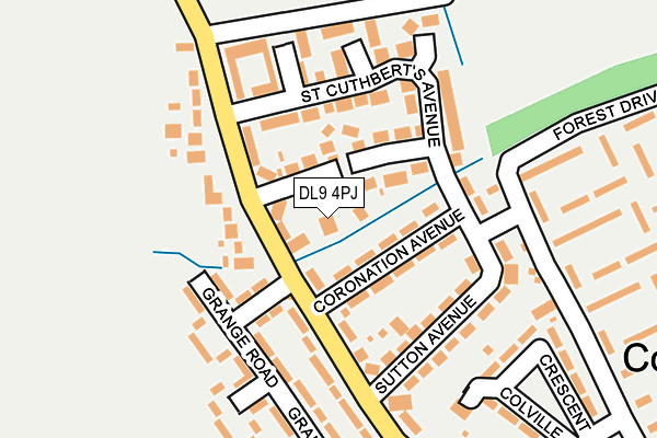 DL9 4PJ map - OS OpenMap – Local (Ordnance Survey)