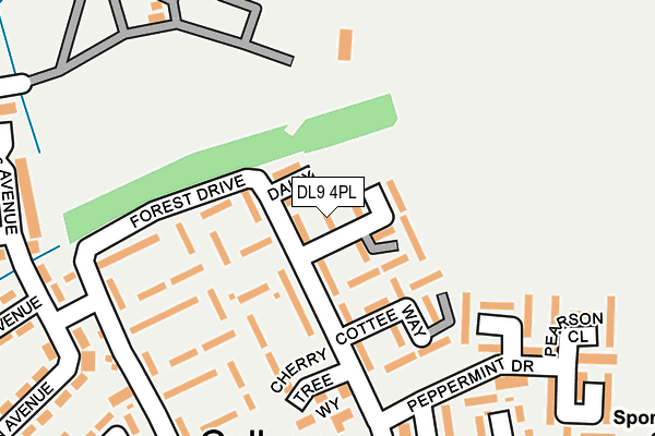 DL9 4PL map - OS OpenMap – Local (Ordnance Survey)