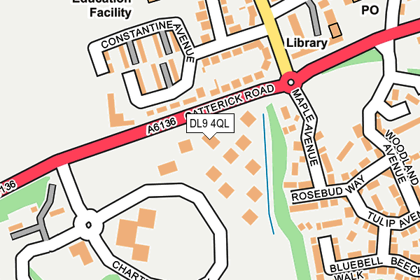 DL9 4QL map - OS OpenMap – Local (Ordnance Survey)
