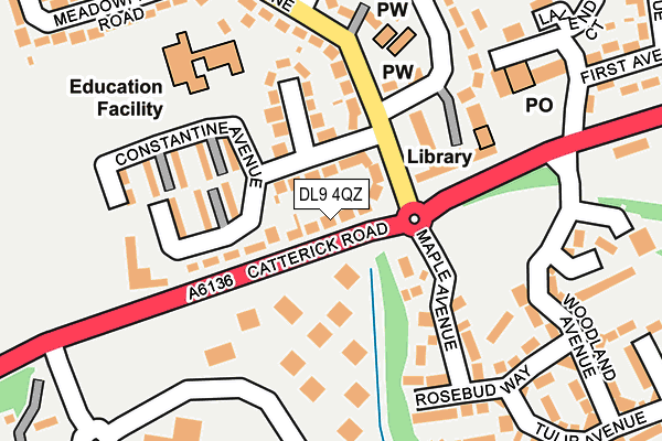 DL9 4QZ map - OS OpenMap – Local (Ordnance Survey)