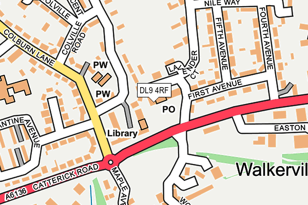 DL9 4RF map - OS OpenMap – Local (Ordnance Survey)