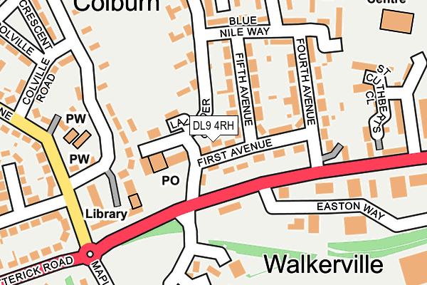 DL9 4RH map - OS OpenMap – Local (Ordnance Survey)