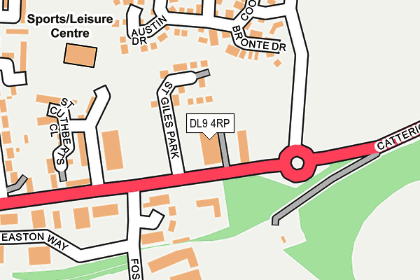 DL9 4RP map - OS OpenMap – Local (Ordnance Survey)