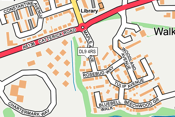 DL9 4RS map - OS OpenMap – Local (Ordnance Survey)