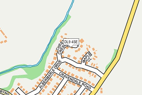 DL9 4SE map - OS OpenMap – Local (Ordnance Survey)