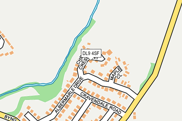 DL9 4SF map - OS OpenMap – Local (Ordnance Survey)