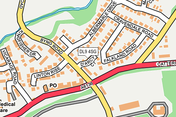 DL9 4SG map - OS OpenMap – Local (Ordnance Survey)