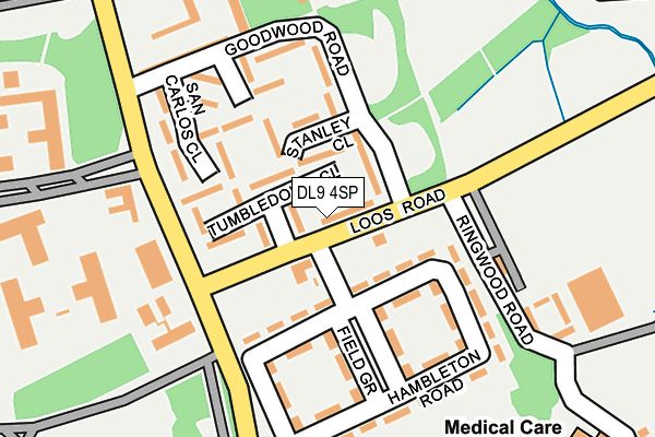 DL9 4SP map - OS OpenMap – Local (Ordnance Survey)