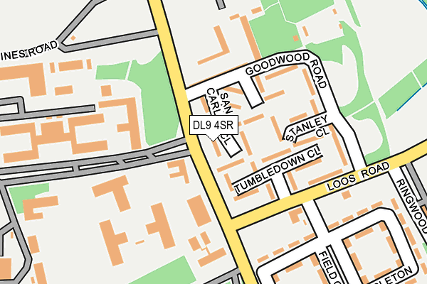 DL9 4SR map - OS OpenMap – Local (Ordnance Survey)