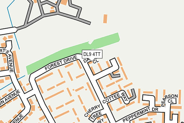 DL9 4TT map - OS OpenMap – Local (Ordnance Survey)