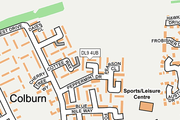 DL9 4UB map - OS OpenMap – Local (Ordnance Survey)