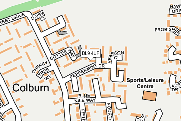 DL9 4UF map - OS OpenMap – Local (Ordnance Survey)