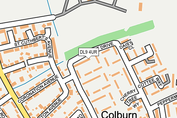 DL9 4UR map - OS OpenMap – Local (Ordnance Survey)