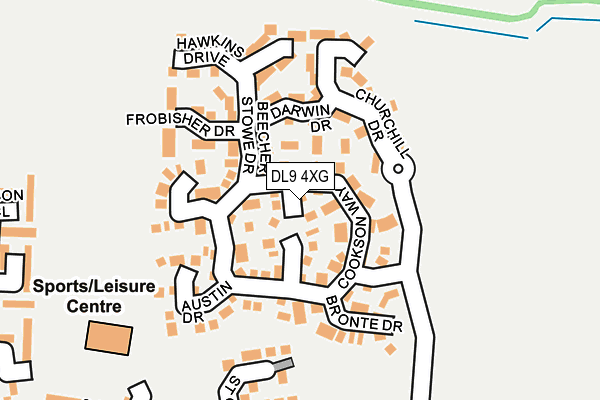 DL9 4XG map - OS OpenMap – Local (Ordnance Survey)