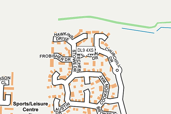 DL9 4XS map - OS OpenMap – Local (Ordnance Survey)