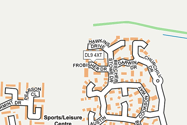 DL9 4XT map - OS OpenMap – Local (Ordnance Survey)