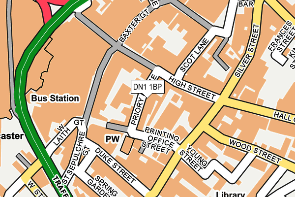 DN1 1BP map - OS OpenMap – Local (Ordnance Survey)