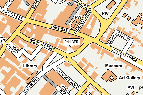DN1 3ER map - OS OpenMap – Local (Ordnance Survey)