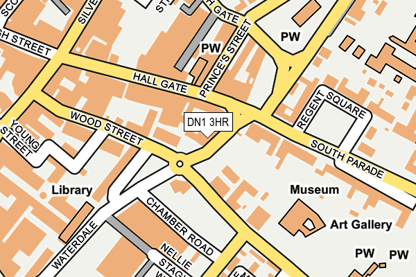 DN1 3HR map - OS OpenMap – Local (Ordnance Survey)