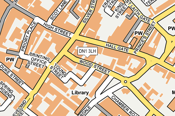 DN1 3LH map - OS OpenMap – Local (Ordnance Survey)