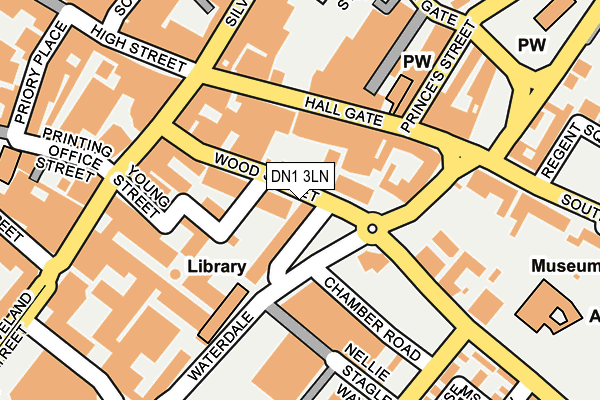 DN1 3LN map - OS OpenMap – Local (Ordnance Survey)