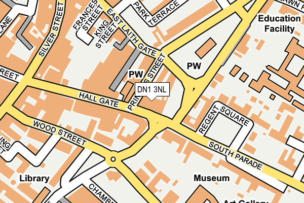 DN1 3NL map - OS OpenMap – Local (Ordnance Survey)
