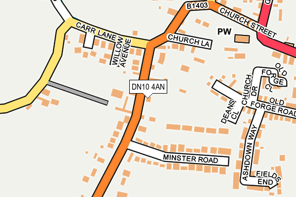 Map of DENCARE GROUP LIMITED at local scale