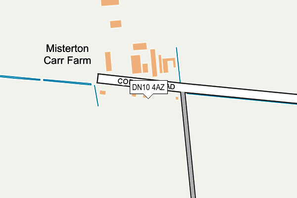 DN10 4AZ map - OS OpenMap – Local (Ordnance Survey)
