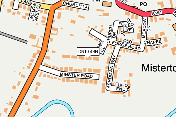 DN10 4BN map - OS OpenMap – Local (Ordnance Survey)