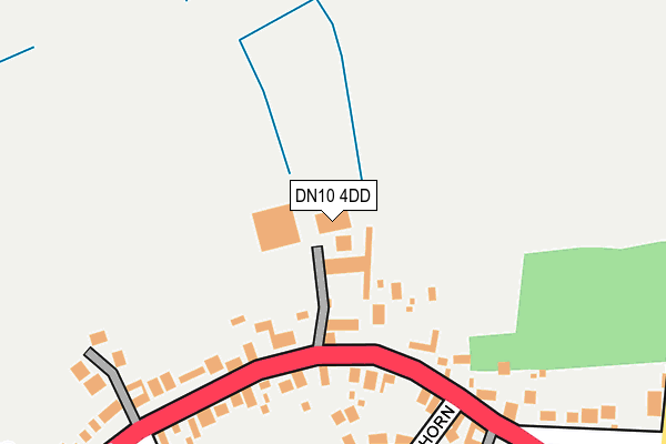 DN10 4DD map - OS OpenMap – Local (Ordnance Survey)