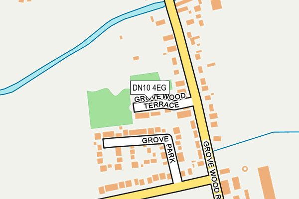 DN10 4EG map - OS OpenMap – Local (Ordnance Survey)