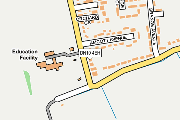 DN10 4EH map - OS OpenMap – Local (Ordnance Survey)