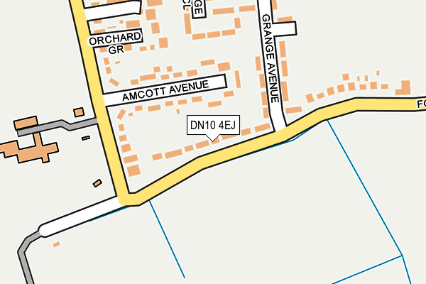DN10 4EJ map - OS OpenMap – Local (Ordnance Survey)