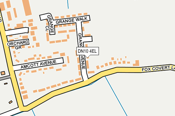 DN10 4EL map - OS OpenMap – Local (Ordnance Survey)