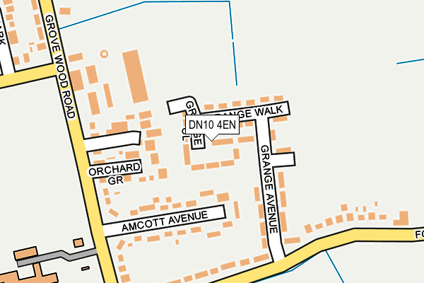 DN10 4EN map - OS OpenMap – Local (Ordnance Survey)