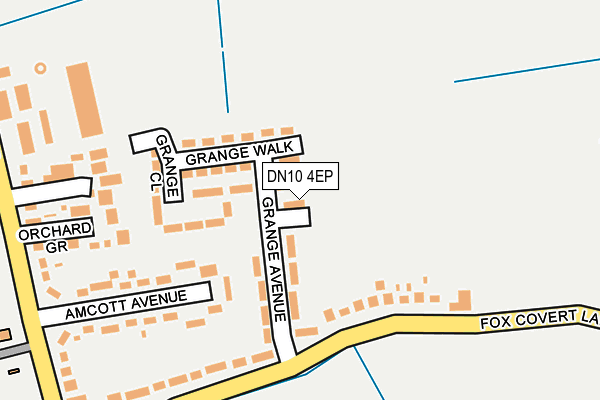 DN10 4EP map - OS OpenMap – Local (Ordnance Survey)