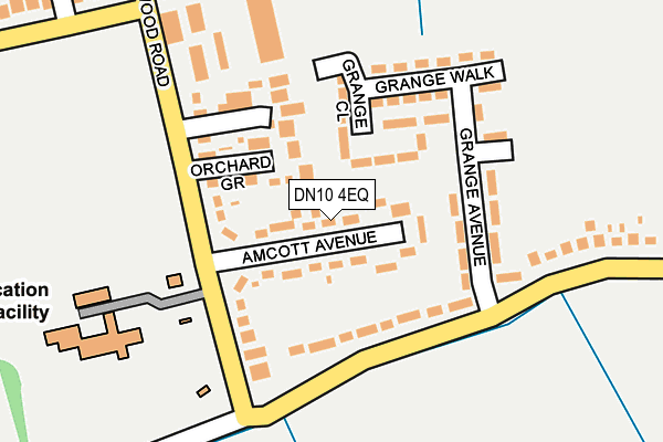 DN10 4EQ map - OS OpenMap – Local (Ordnance Survey)