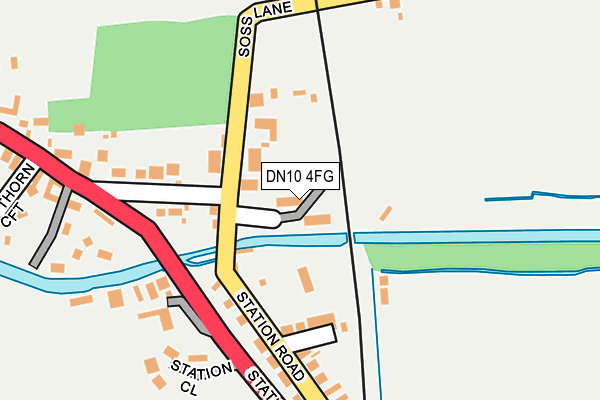 DN10 4FG map - OS OpenMap – Local (Ordnance Survey)