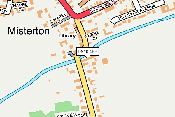 DN10 4FH map - OS OpenMap – Local (Ordnance Survey)