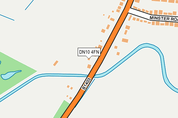 DN10 4FN map - OS OpenMap – Local (Ordnance Survey)