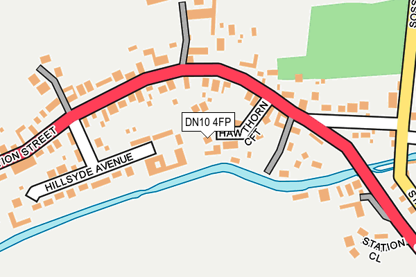 DN10 4FP map - OS OpenMap – Local (Ordnance Survey)