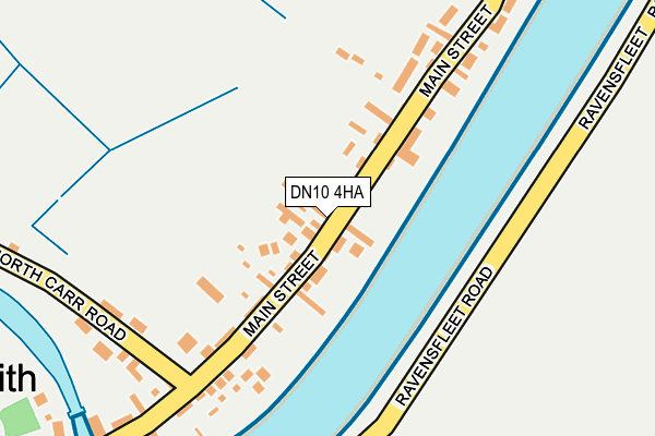 DN10 4HA map - OS OpenMap – Local (Ordnance Survey)