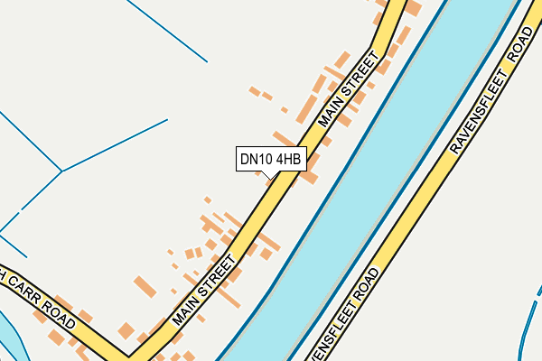 DN10 4HB map - OS OpenMap – Local (Ordnance Survey)