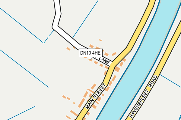 DN10 4HE map - OS OpenMap – Local (Ordnance Survey)